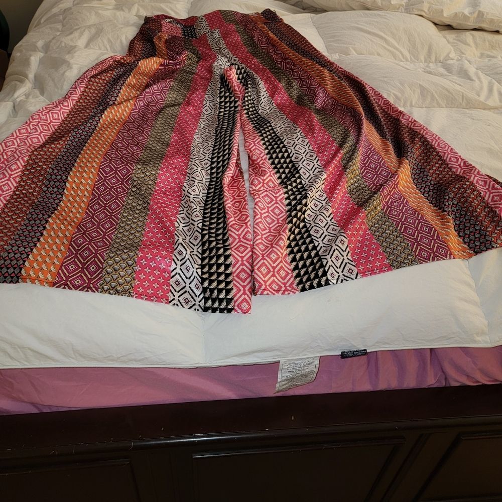 Coco Bianco PALAZZO WIDE LEG PANTS SIZE LARGE PLUS SIZE